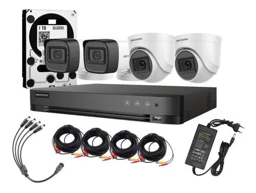 KIT HIKVISION 4CH TURBO HD 1080P